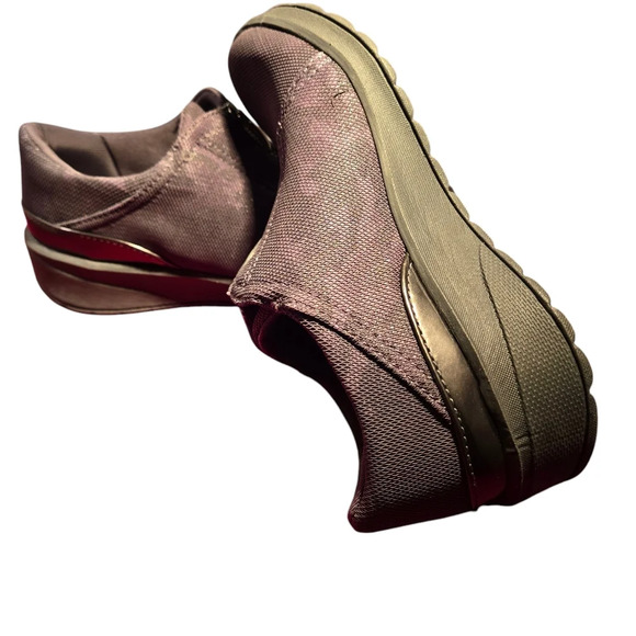 S2B4 Bzees for Lifestride Gray Camo Washable Slip-on Super Cushion Women size 6M - Picture 2 of 13